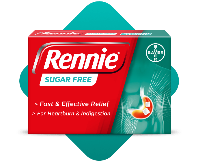 A pack of Rennie Sugar Free tablets