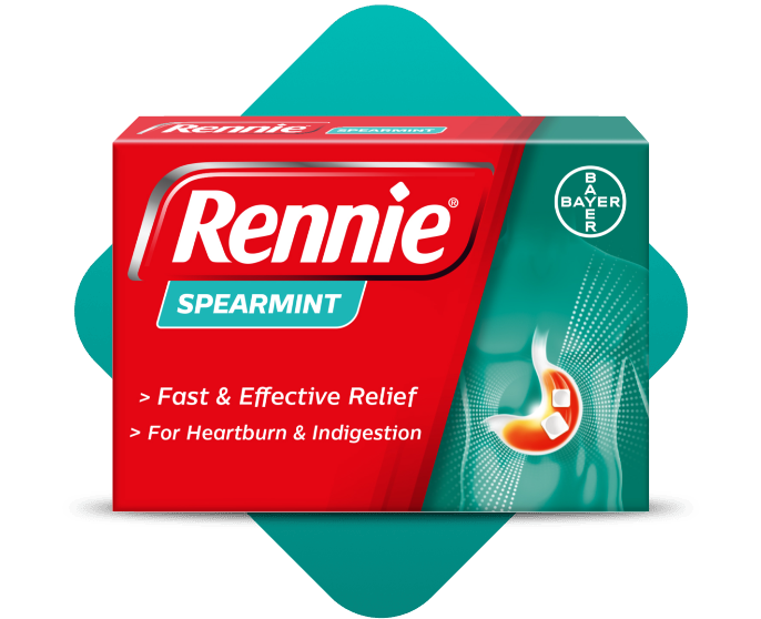 A pack of Rennie Spearmint
